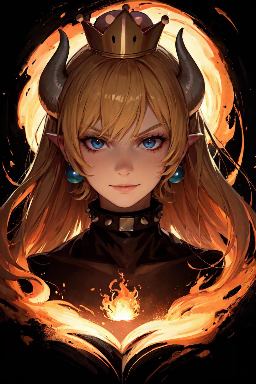 bowsette (mario and 1 more) drawn by sawawse | Danbooru